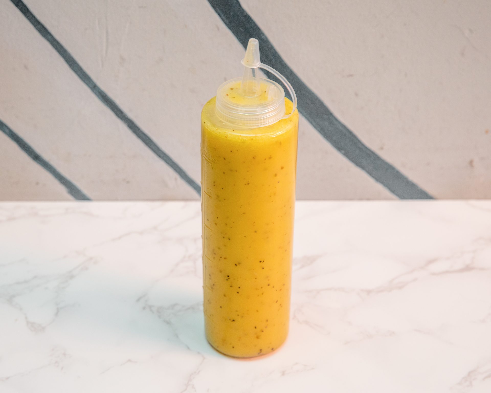 Made in-house: chili oil & vinaigrette